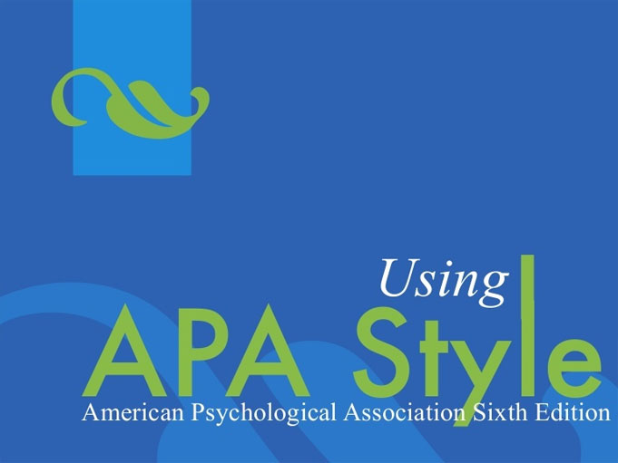 APA and Dissertations